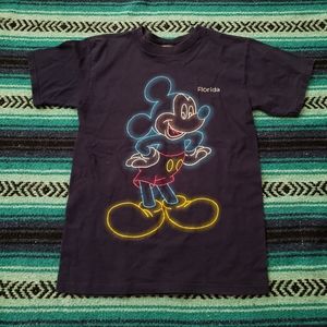 Disney Florida Mickey Mouse Neon Graphic Tee